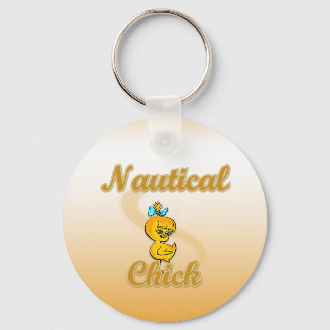 Nautic Chick Schlüsselanhänger (Vorderseite)