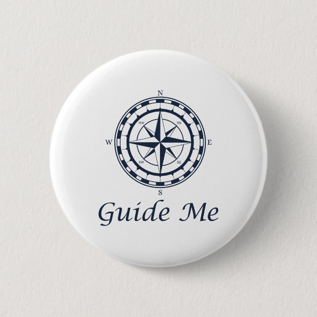 Nautic Comp Guide Me Cruise Yachting Button (Vorderseite)
