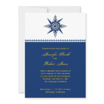 Nautic Compass Yellow Wedding Einladung