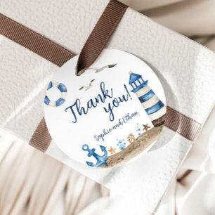 Nautic Danke Baby Duwer Fevor Tags Geschenkanhänger