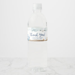 Nautic Dankeschön Baby Dusche Wasser Flasche Etike