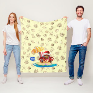 Nautic Haven Wildlife Fleece Blanket