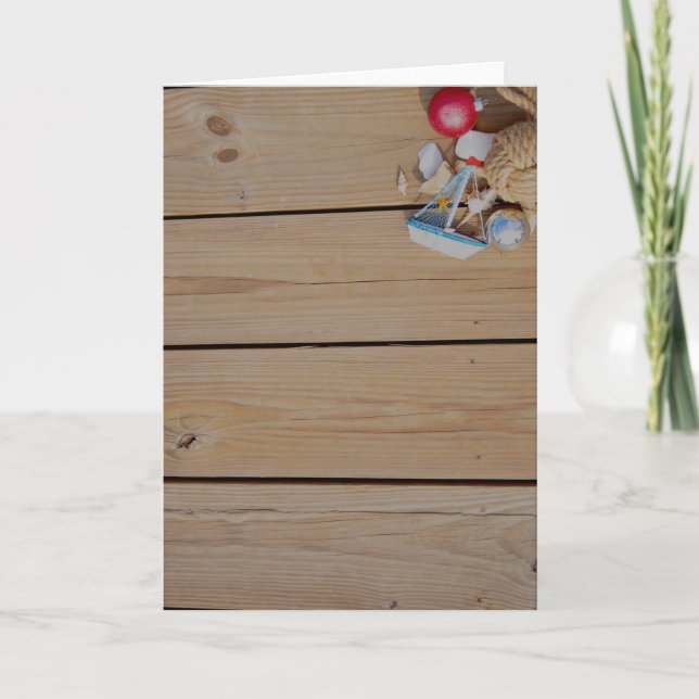 Nautic Holiday Dock Karte (Vorderseite)