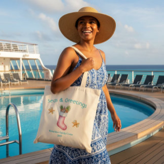 Nautic Holiday Strumpf Tote Bag Tragetasche