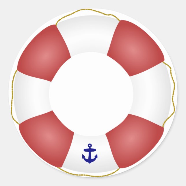 Nautic Life Conservation Runder Aufkleber (Vorderseite)