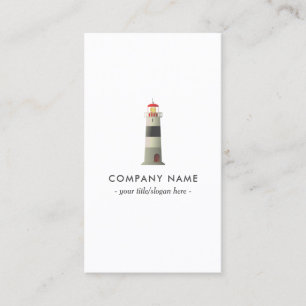 Nautic Lighthouse Business Card Visitenkarte