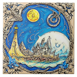Nautic Marine Life Keramik Art Nr. 8 Fliese