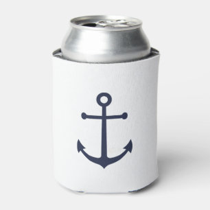 Nautic Navy Blue Anchor Dosenkühler