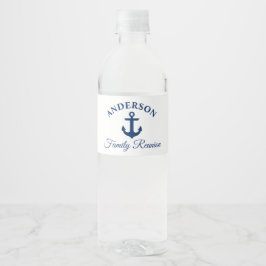 Nautic Navy Blue Anchor Family Wiedersehen