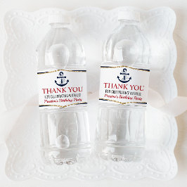 Nautic Navy Blue Anchor Geburtstagspartei Gunst Wa