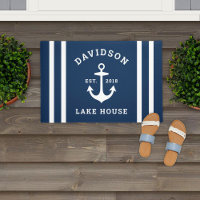 Nautic Navy Blue Custom Family Lake House