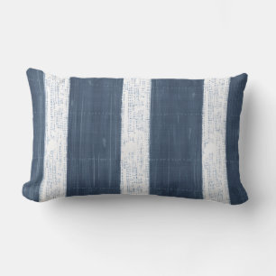 Nautic Navy Blue Lumbar Pillow Lendenkissen