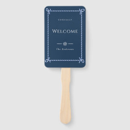 Nautic Rope Formal Welcome Navy Fächer
