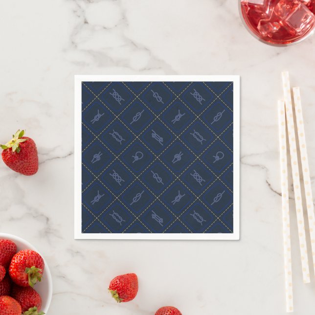 Nautic Rope Knot Pattern Serviette (Beispiel)