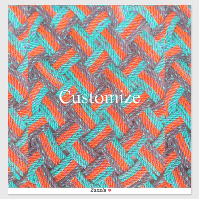 Nautic Rope Mat Thunder_Cove Aufkleber (Blatt)