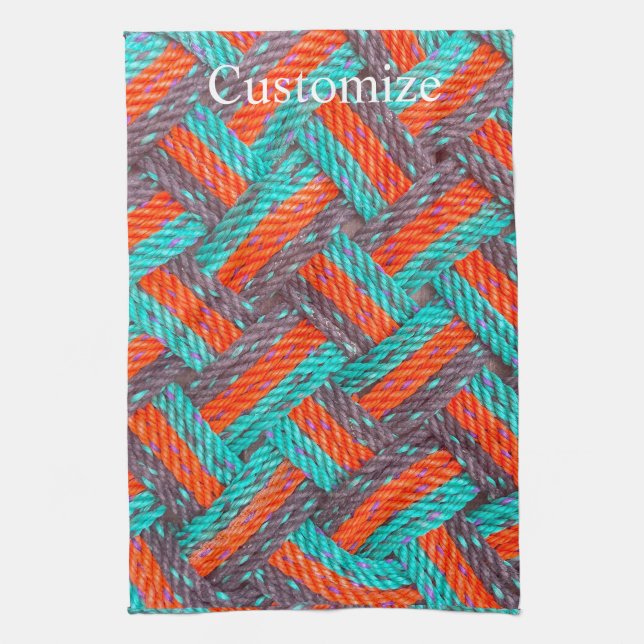 Nautic Rope Mat Thunder_Cove Geschirrtuch (Vertikal)