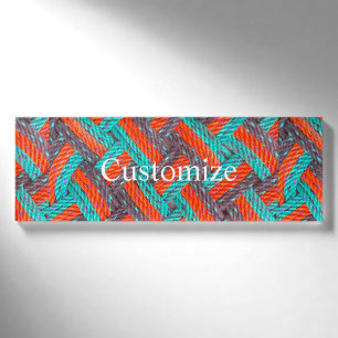 Nautic Rope Mat Thunder_Cove Namenschild