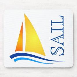 Nautic Sail Modern Mousepad