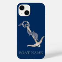 Nautic Spirit Anchor Dolphin Navy Blue