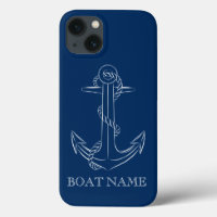 Nautic Spirit Anchor Navy Blue
