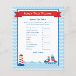 Nautic Theme Baby Showspiel