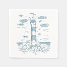 Nautic Theme Paper Napkin