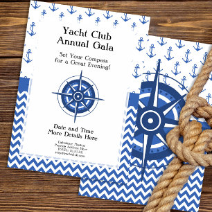 Nautic Theme Party - Yacht, Segelclub, Jacht Einladung
