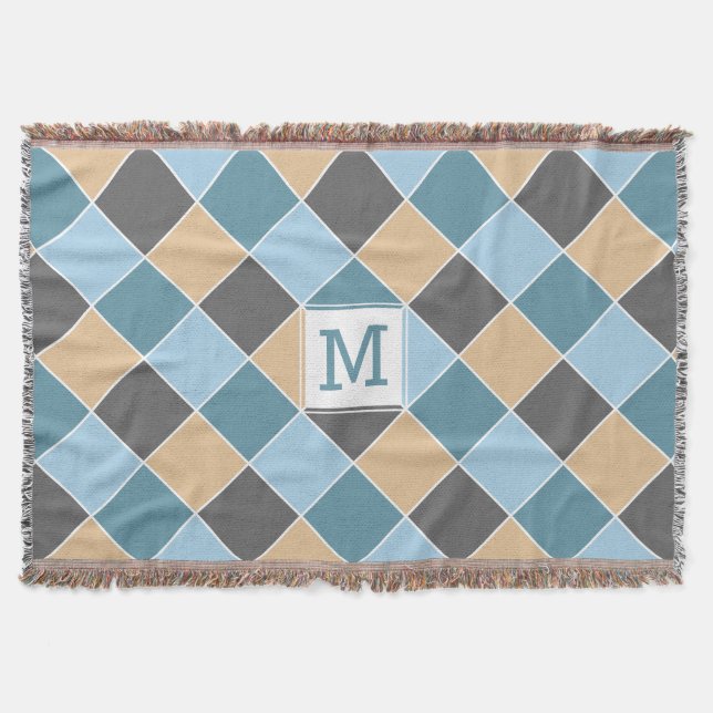 Nautic Tiles Custom Monogram Wire Decke (Vorderseite)