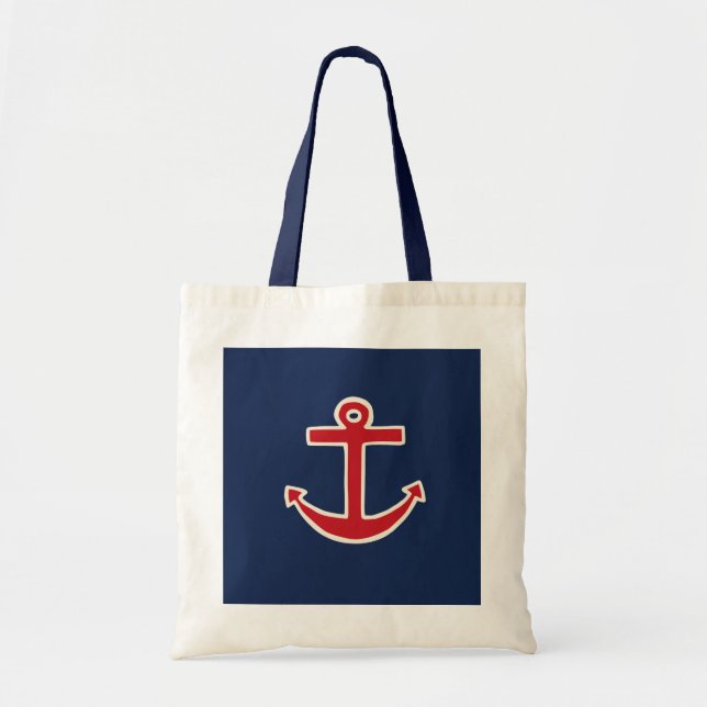 Nautic Tote Bag Tragetasche (Vorne)