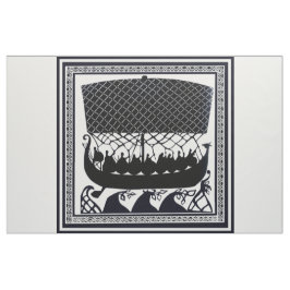 Nautic Viking Designer Fabric Stoff