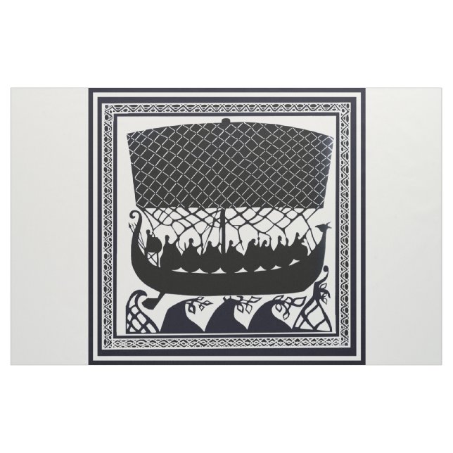 Nautic Viking Designer Fabric Stoff (Yard (91,4 cm))