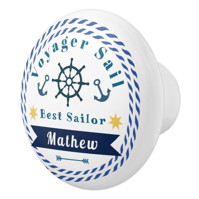 Nautic Voyager Best Sailor White Keramikknauf (Rechts)