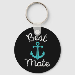 Nautic Wedding Bride Grooms Man & amp; Trauzeugen Schlüsselanhänger