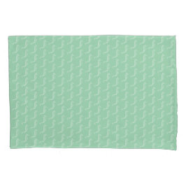 Nautic White Seepferd Skeleton Muster Green Kissenbezug