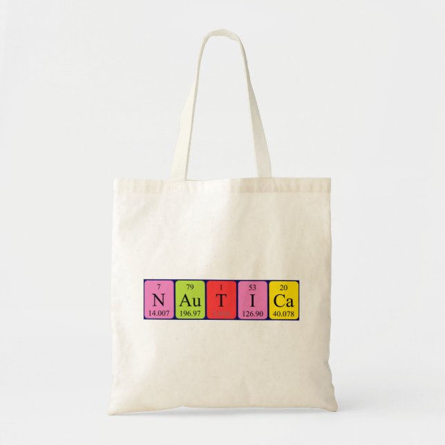 Nautica nom de table périodique sac fourre-tout (Devant)