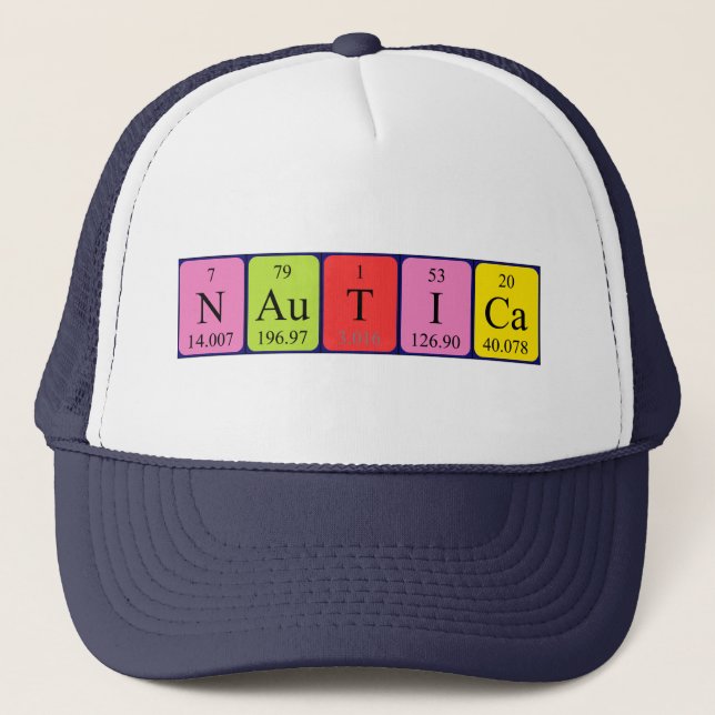 Nautica Periodenname, der Truckerkappe (Vorderseite)