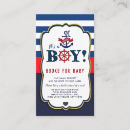 Nautical Ahoy Es ist eine Baby-Dusche bringen ein Begleitkarte
