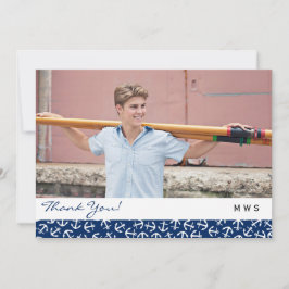 Nautical Anchor Abschluss Class von 2016 Vielen Da Dankeskarte