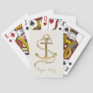 Nautical Anchor Bicycle Playing Cards Spielkarten