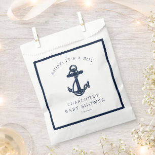 Nautical Anchor Coastal Boy Baby Dusche Geschenktütchen