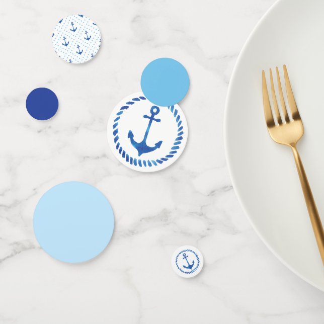 Nautical Anchor Confetti Konfetti (Gruppe)