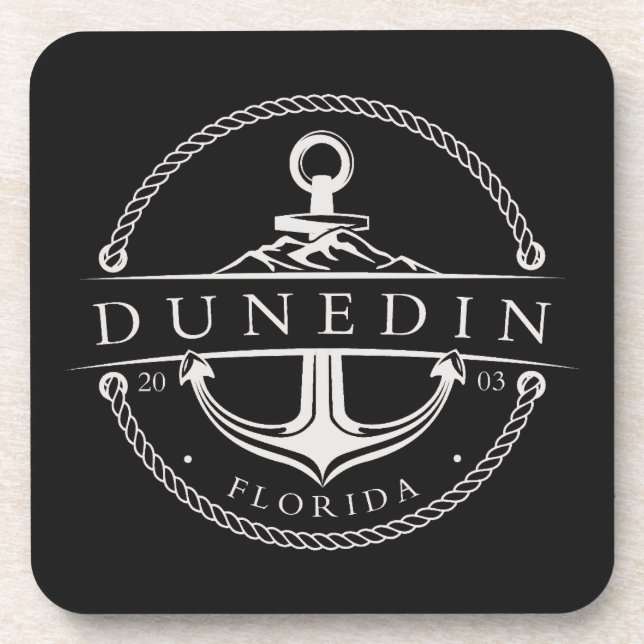 Nautical Anchor Dunedin Florida 2003 Getränkeuntersetzer (Vorderseite)