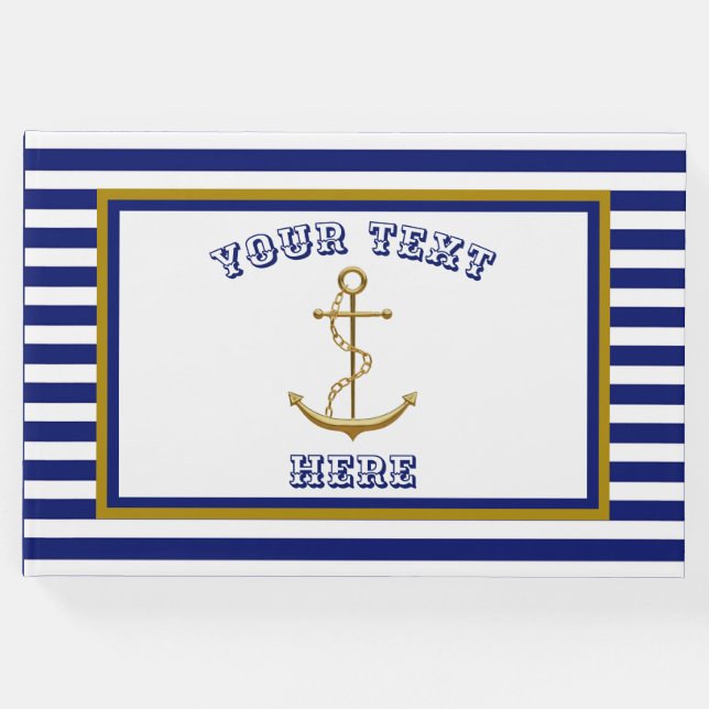Nautical Anchor - Gästebuch (Vorderseite)