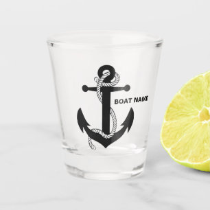 Nautical Anchor Kapitän Name Shot Gl Shot Glas hin