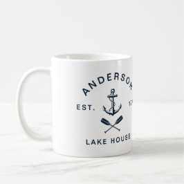 Nautical Anchor Lake House: Sommer Familienurlaub Kaffeetasse