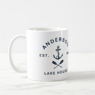 Nautical Anchor Lake House: Sommer Familienurlaub Kaffeetasse