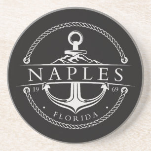 Nautical Anchor Neapel Florida 1969 Getränkeuntersetzer