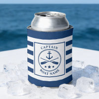 Nautical Anchor Oars Captain Boat Name Marine Stri