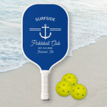 Nautical Anchor Pickleball Club Benutzerdefinierte