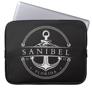 Nautical Anchor Sanibel Florida 2005 Laptopschutzhülle
